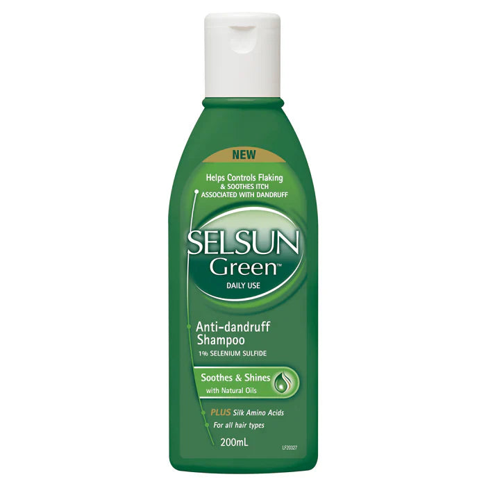 Selsun Green Anti-Dandruff Shampoo - 200 ml Selsun