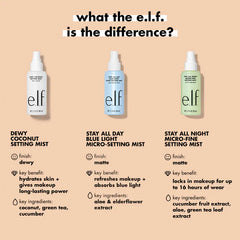 e.l.f. Cosmetics Dewy Coconut Setting Mist - 80ml e.l.f.