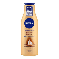 NIVEA Cocoa Butter Dry Skin Body Lotion with Deep Moisture Serum Nivea