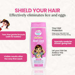 Cutish Anti Lice Shampoo For Kids - 200ml Cutish