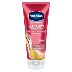 Vaseline Gluta-Hya Serum Burst Lotion Pro-Age Restore - Made in Thailand Vaseline