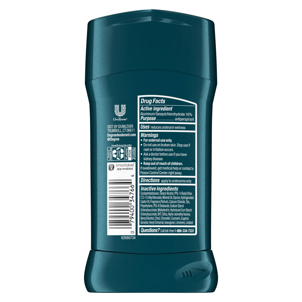 Degree Cool Rush Antiperspirant Deodorant Stick - 76g Degree