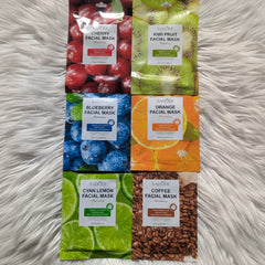 Sadoer Facial Fruit Mask Pack of 6 Sadoer