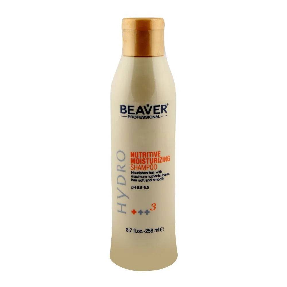 Beaver Professional Hydro Nutritive Moisturizing Shampoo - 258ml Beaver
