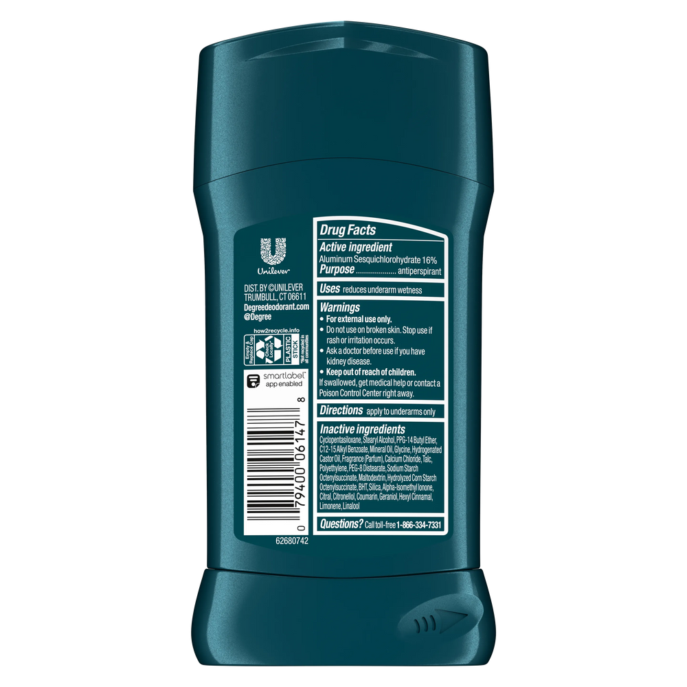 Degree Adventure Antiperspirant Deodorant Stick - 76g Degree