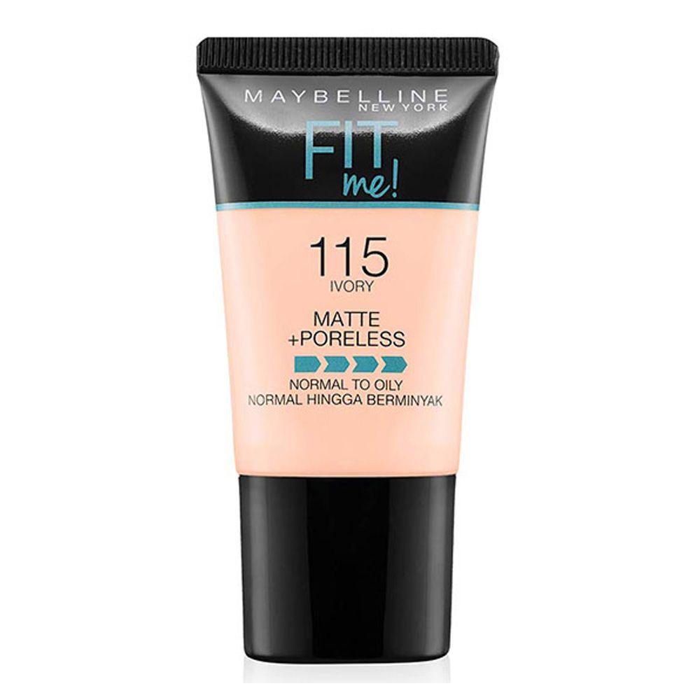 New York Fitme Maybelline Matte Poreless Foundation Tube Maybelline