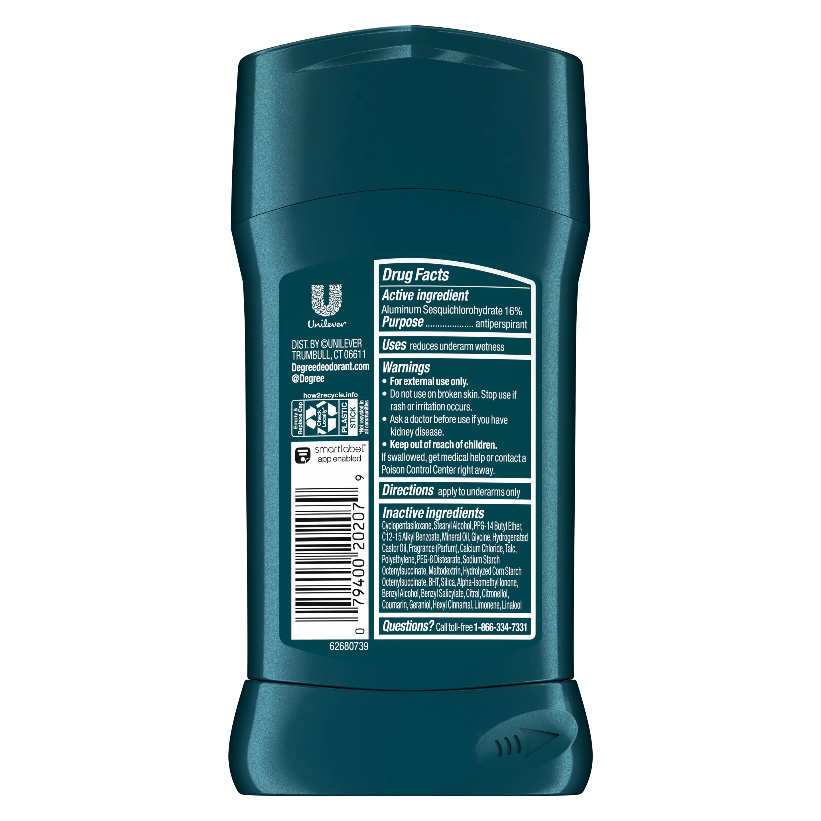 Degree Extreme Antiperspirant Deodorant Stick for Men - 76g Degree