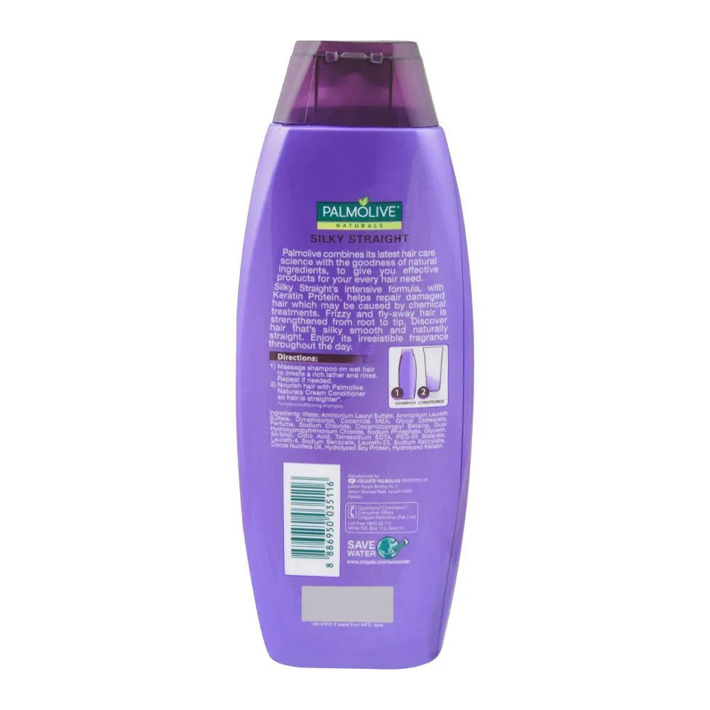 Palmolive Naturals Silky Straight Keratin Shampoo – 375ml Palmolive