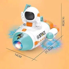 Robot Rocket Colorful Lights and Musical Toy for Kids Cosmia.pk