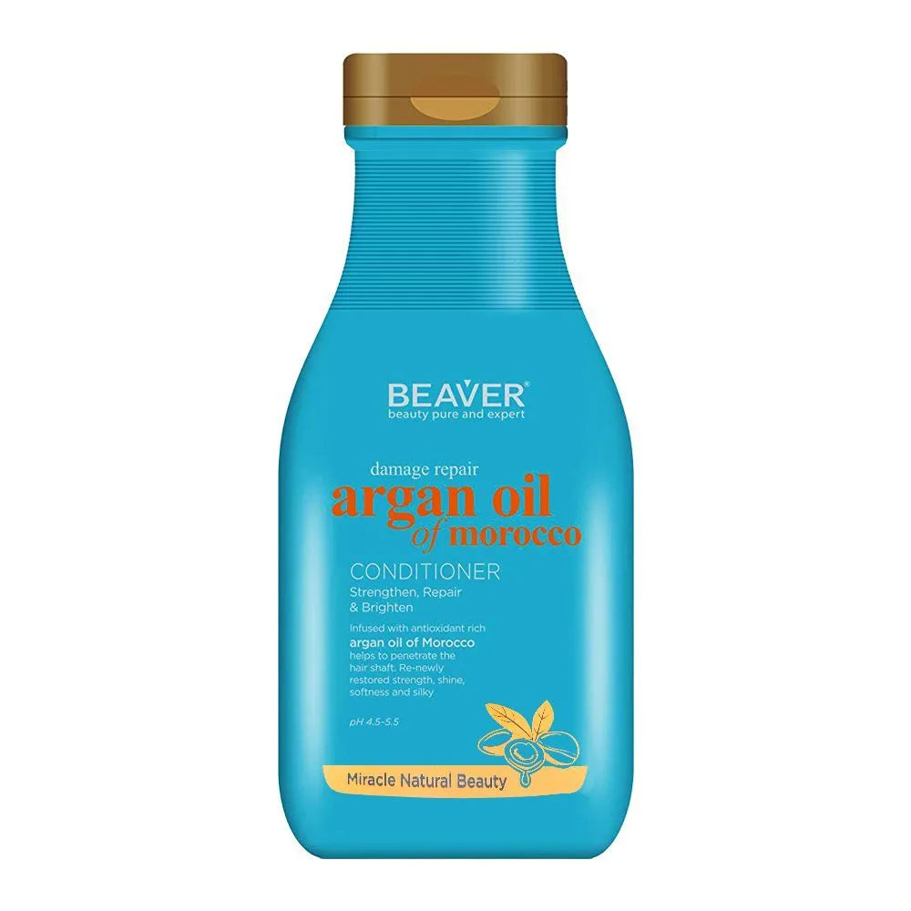 Beaver Argan Oil of Morocco Damage Repair Conditioner, Sulfate-Free Beaver