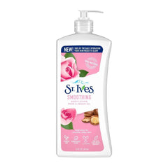 Stives Body Lotion Usa Smoothing Rose & Argan Oil - 621ML St. Ives