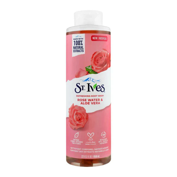 Stives Body Wash Rose Water & Aloe Vera St. Ives