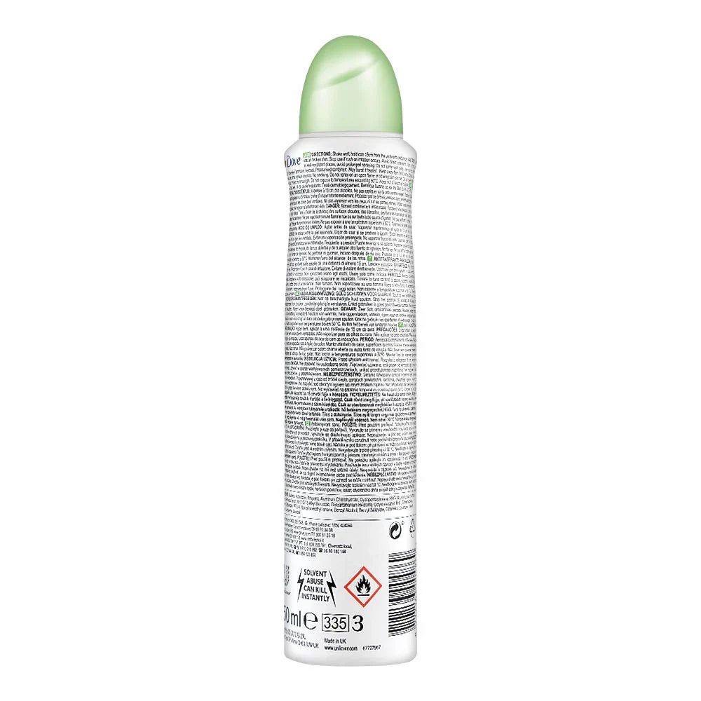 Dove Go Fresh Cucumber &amp; Green Tea Body Spray – 250ml Dove