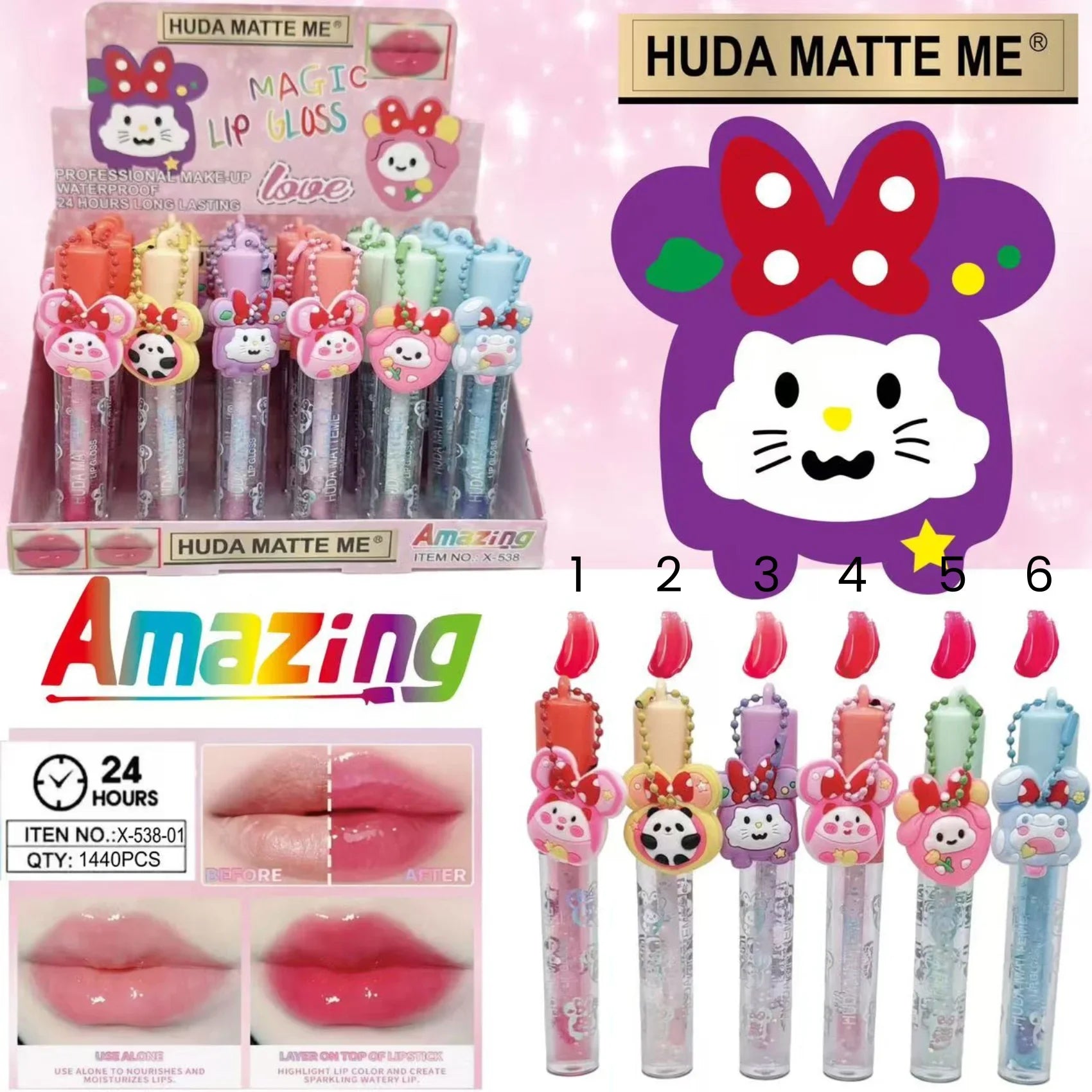 Huda Matte Me Rabbit Shape Lipgloss Huda Matte Me