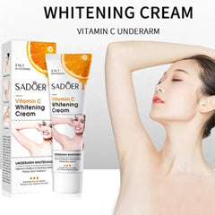 SADOER 3 IN 1 Vitamin C Underarm & Private Parts Whitening Cream Sadoer