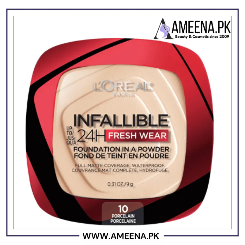 L'Oreal Paris Makeup Infallible Fresh Wear Foundation in a Powder Loreal Paris