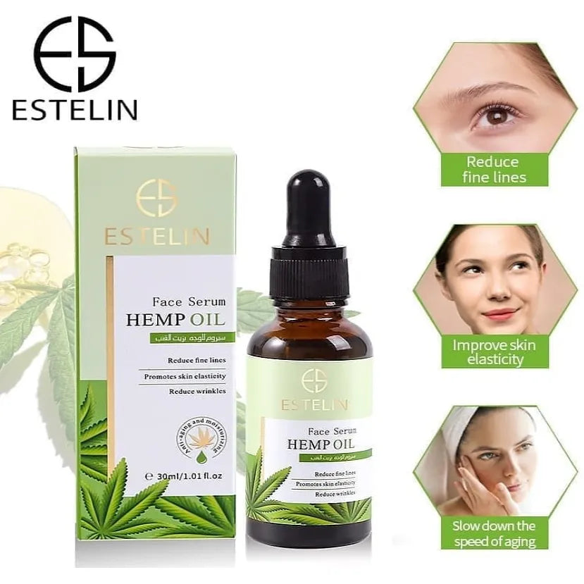 Estelin Hemp Oil Face Serum - 30ml Estelin