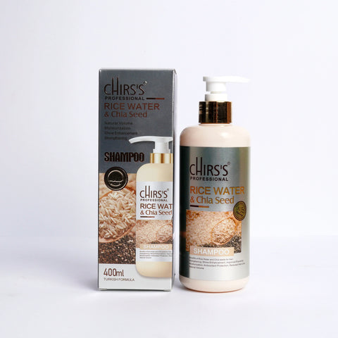 Chirs's Rice Water & Chia Seed Shampoo 400ml Chirs's