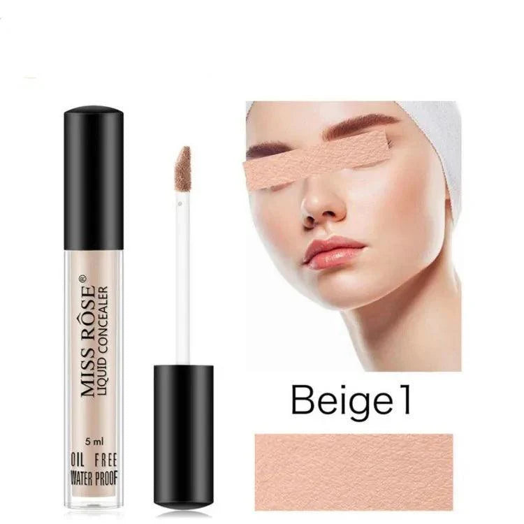 Miss Rose Oil Free Waterproof Liquid Concealer - 5ml Miss Rose
