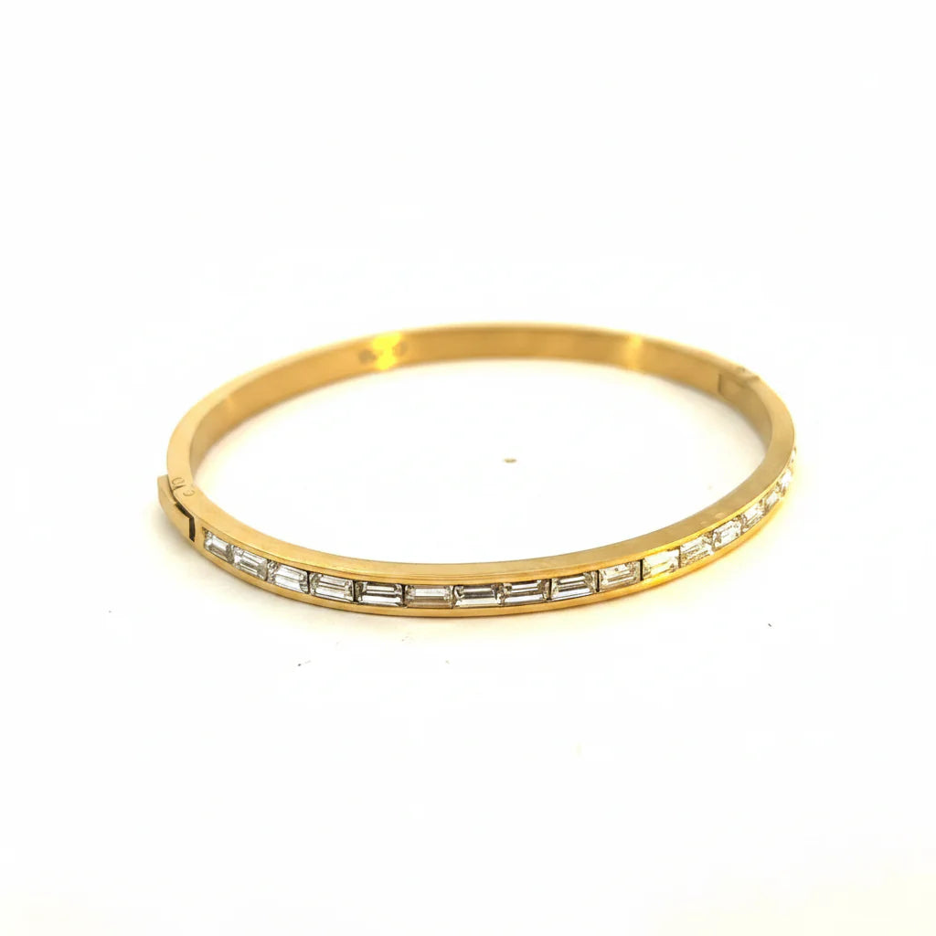 Zircon Gold Color Bangle - Each Cosmia.pk