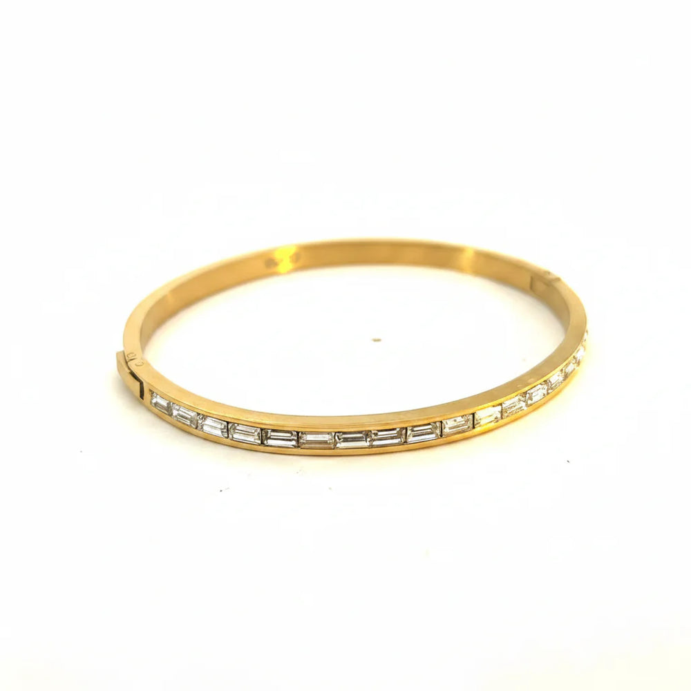 Zircon Gold Color Bangle - Each Cosmia.pk