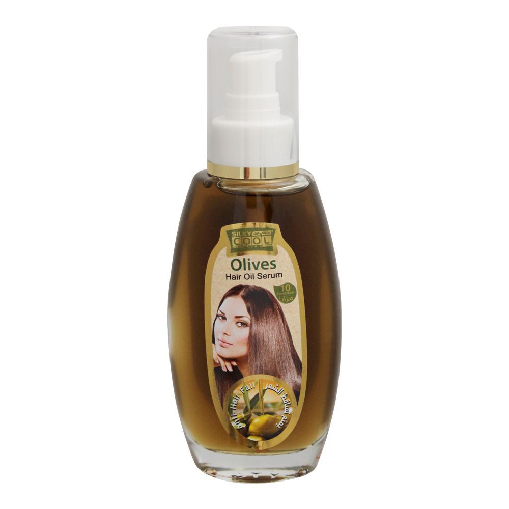 Silky Cool Extra Anti-Hairfall Olives Hair Oil Serum 100ml Silky Cool