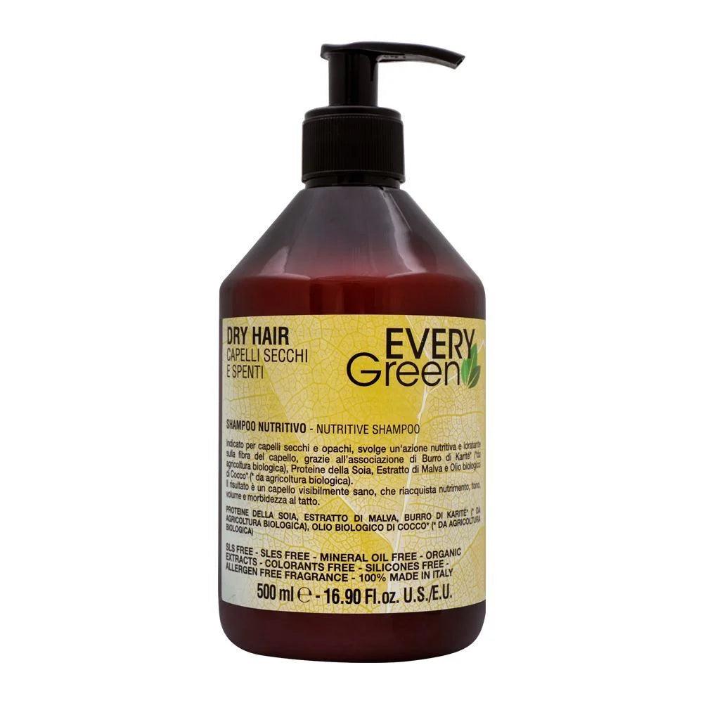 Every Green Dry Hair Nutritive Hair Care 500ml (Made in Italy) Every Green