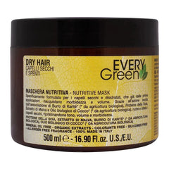 Every Green Dry Hair Nutritive Hair Care 500ml (Made in Italy) Every Green