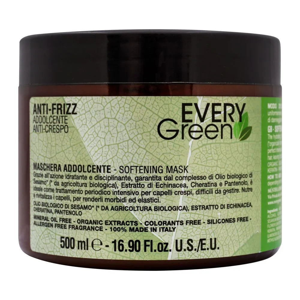 Every Green Anti-Frizz Softening Hair Care 500ml - Made in Italy Every Green