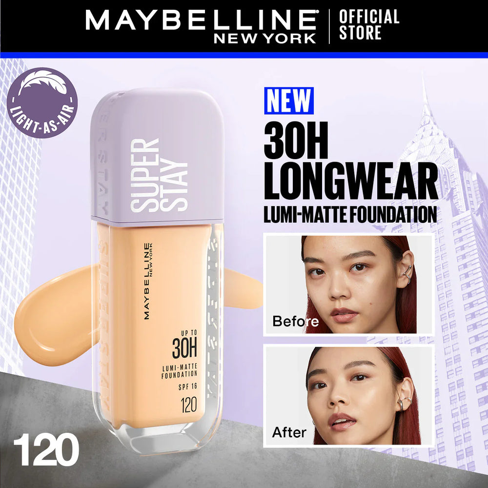 Original Maybelline - Super Stay Up to 30hr Lumi Matte Foundation Maybelline
