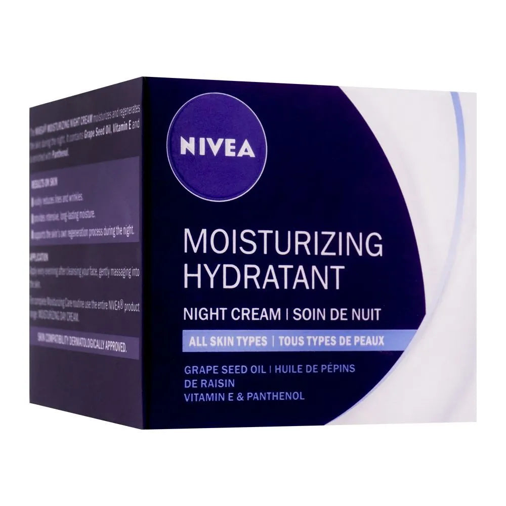 Nivea Moisturizing Hydrant Night Cream - 50ml Nivea