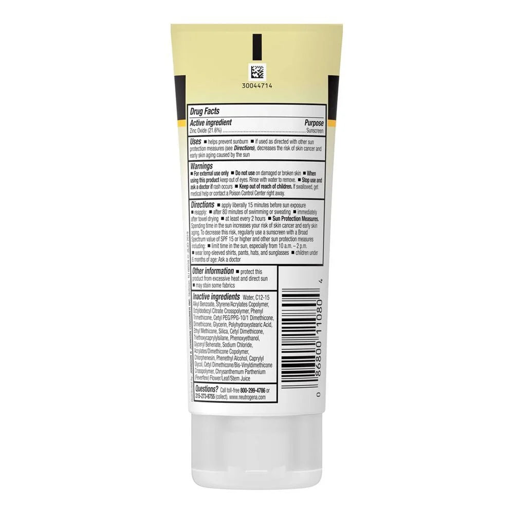 Neutrogena Sheer Zinc Mineral Sunblock SPF 50 Neutrogena