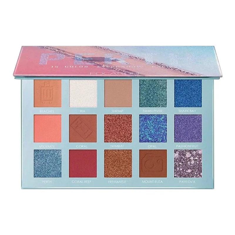 15 Colors Perth Focallure Travel Eyeshadow Palette Focallure