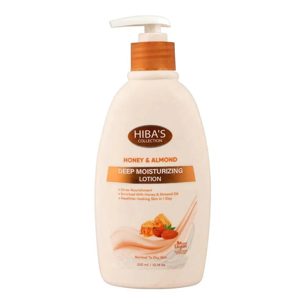 Hiba's Collection Honey & Almond Deep Moisturizing Lotion - 300ml Hiba's Collection