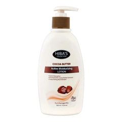 Hiba's Collection Cocoa Butter Active Moisturizing Lotion - 300ml Hiba's Collection