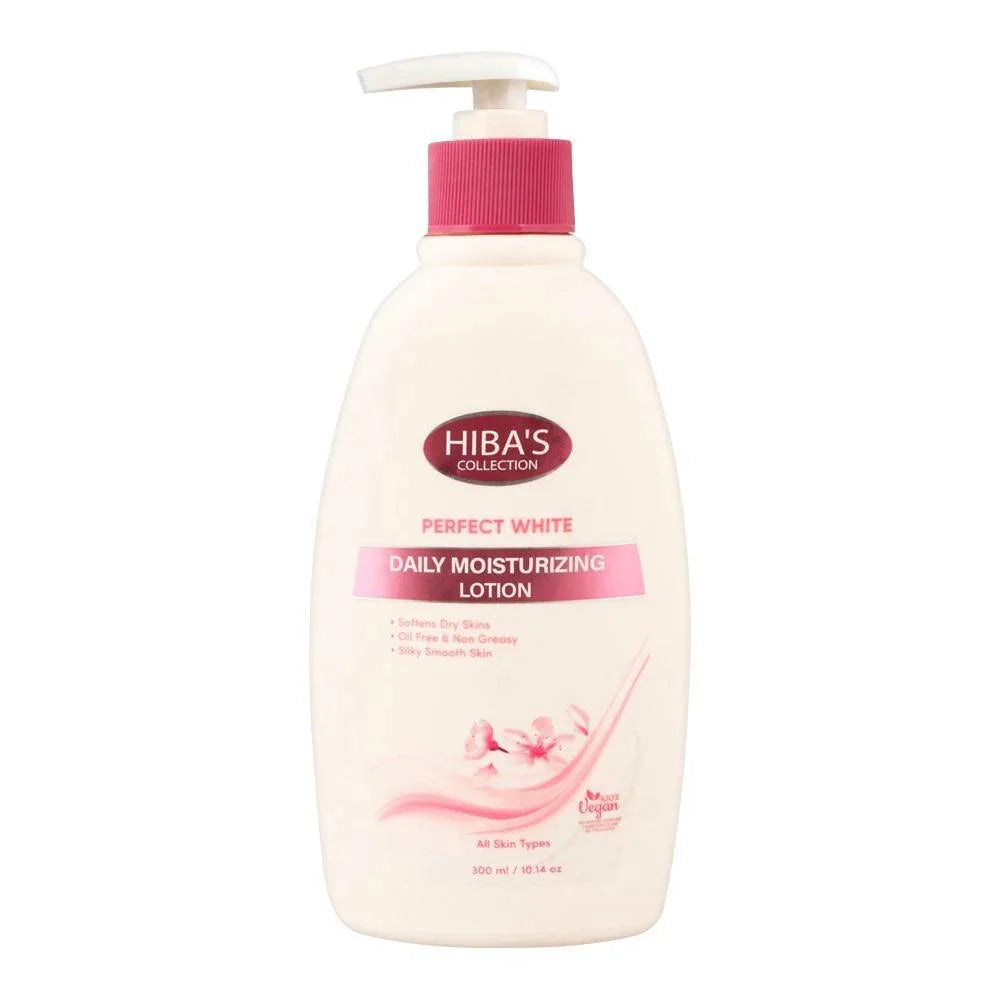 Hiba's Collection Perfect White Daily Moisturizing Lotion - 300ml Hiba's Collection