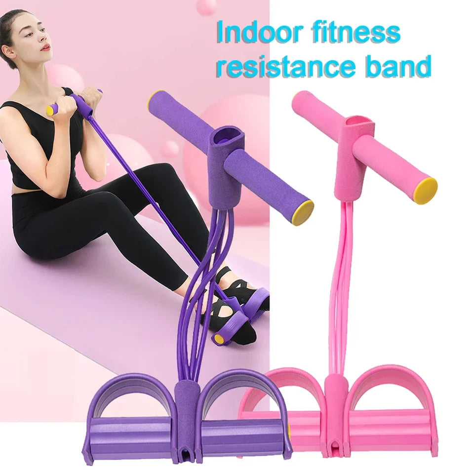 Rubber Pull Tummy Trimmer Waist Trimmer Abs Exerciser Cosmia.pk