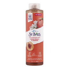 St. Ives Fresh Peach & Jasmine Exfoliating Body Wash, 650ml St. Ives