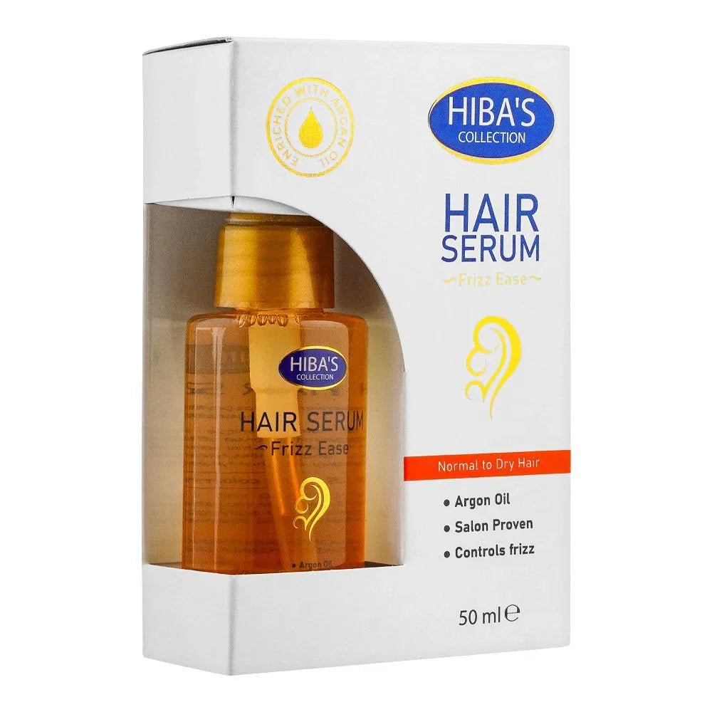 Hiba's Collection Frizz Ease Normal To Dry Hair Serum - 50ml Hiba's Collection