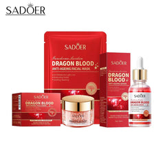 SADOER Dragon Blood Anti-Ageing Skincare Set - Pack of 3 Sadoer