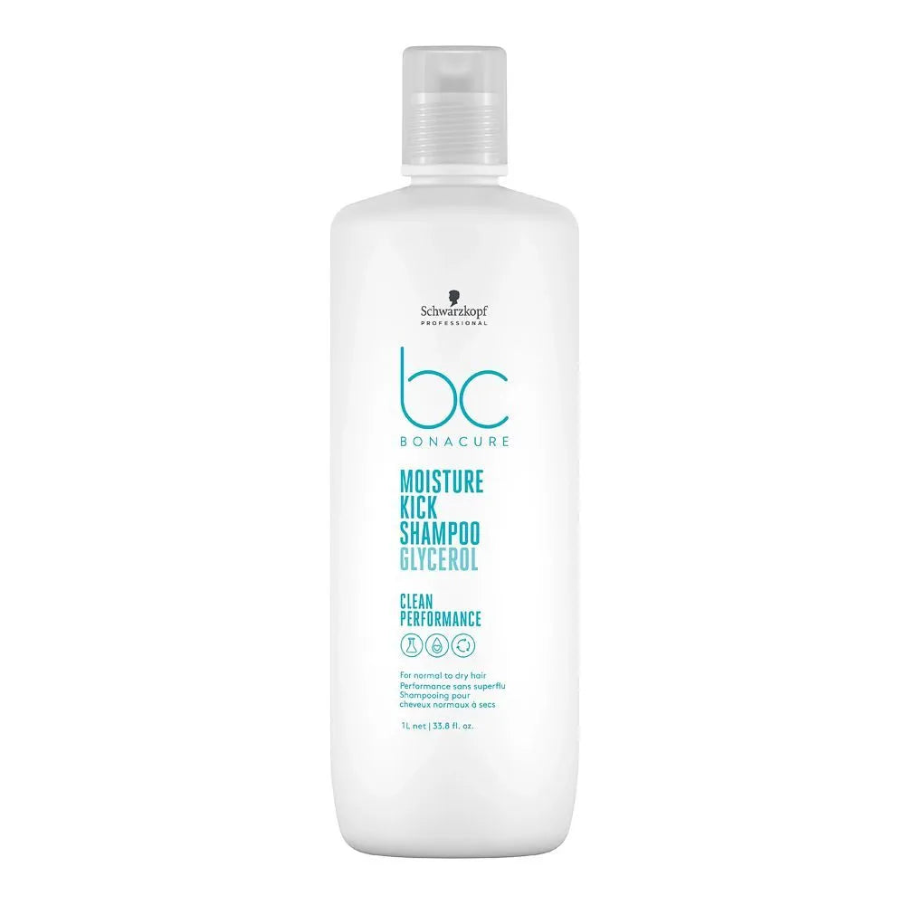 Schwarzkopf BC Bonacure Moisture Kick Glycerol Shampoo – For Normal to Dry Hair – 1 Liter Schwarzkopf