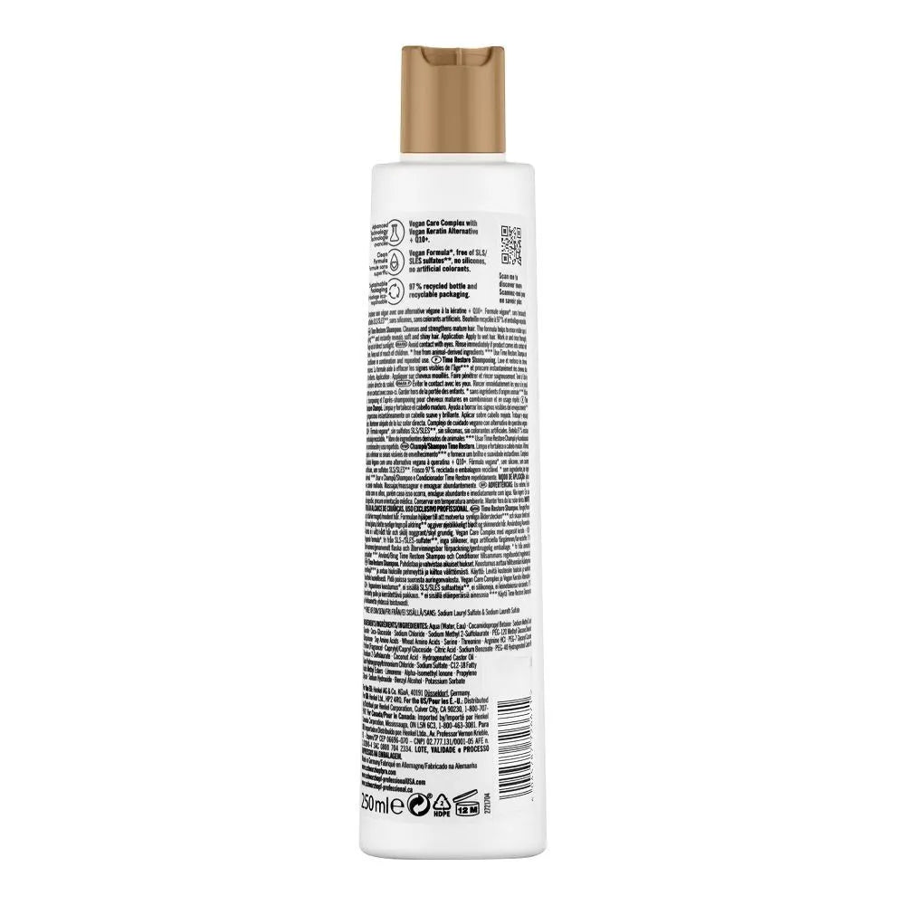 Schwarzkopf BC Bonacure Time Restore Q10+ Shampoo – For Mature & Fragile Hair – 250ml Schwarzkopf