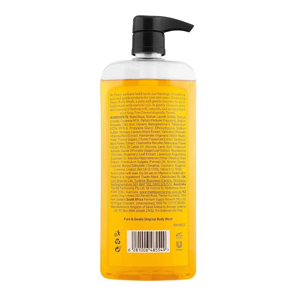 Pears Pure & Gentle Original Body Wash, 750ml Pears