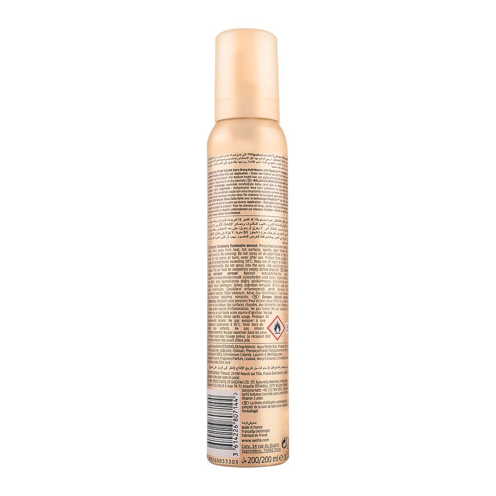 Wella Wellaflex 2Nd Day Volume 4 Hair Mousse 250ml Wella