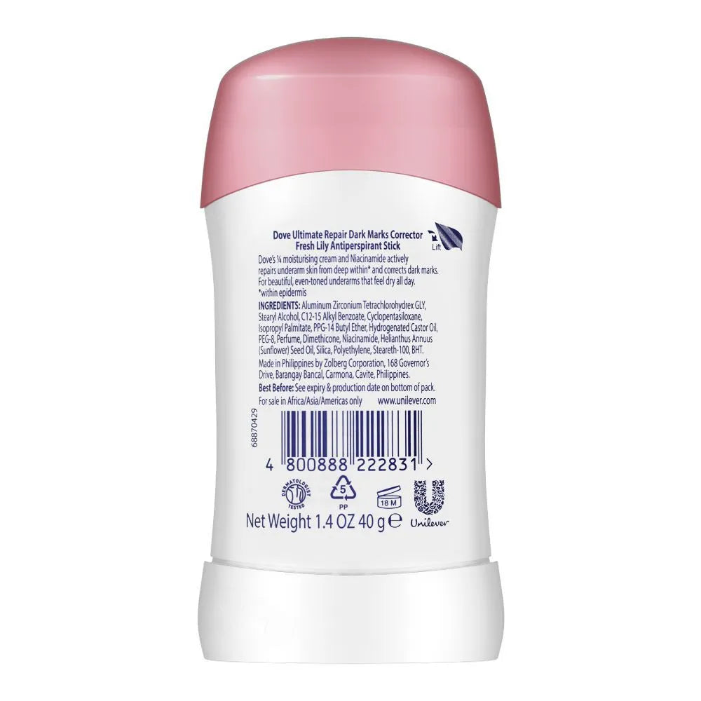 Dove Ultimate Repair Darkmarks Corrector Deodorant Stick 40g Dove