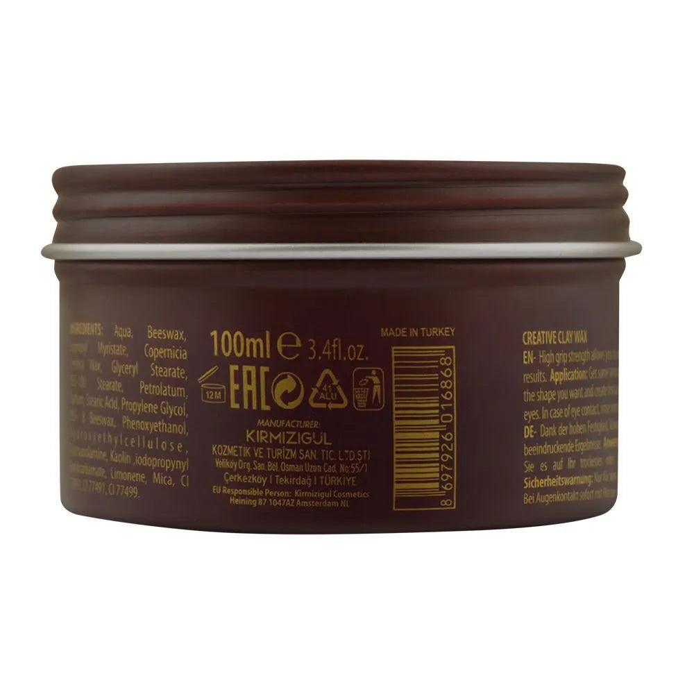 Red One Strong Hold & Matte Creative Clay Wax, 100ml Redone