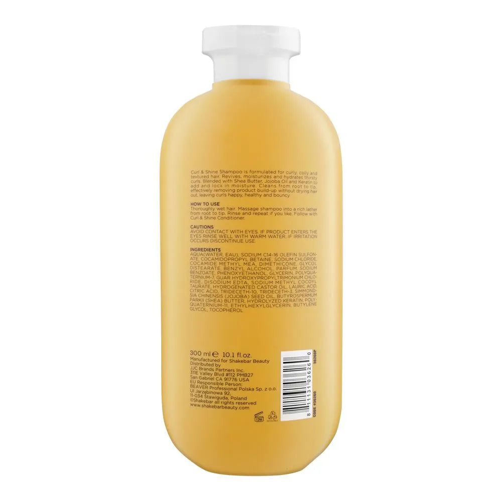 Shakebar Curl & Shine Shampoo - 300ml Shakebar