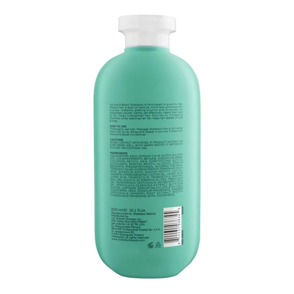 Shakebar Volume & Boost Shampoo - 300ml Shakebar