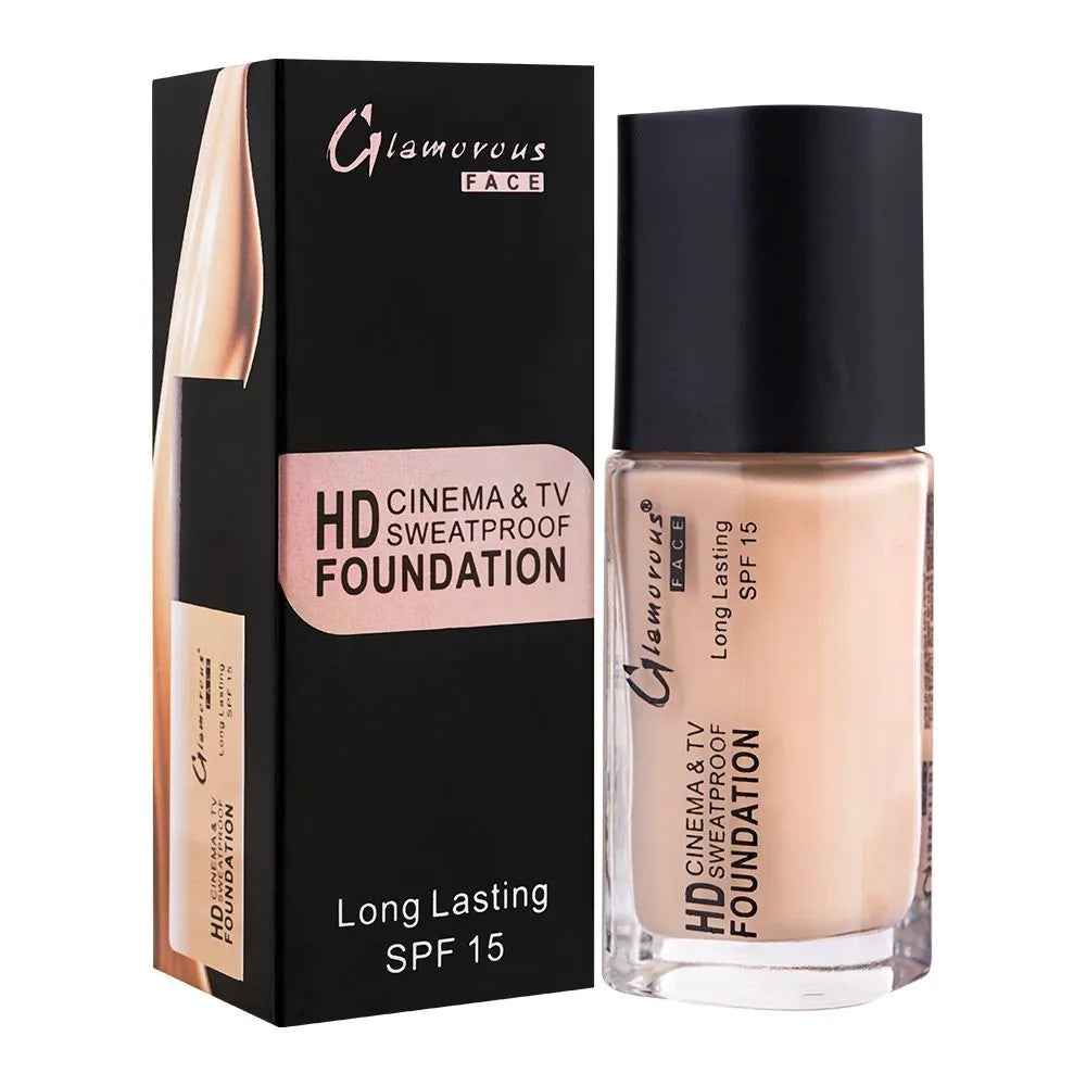 Glamorous Face HD Cinema & TV Waterproof Long Lasting Foundation Glamorous Face
