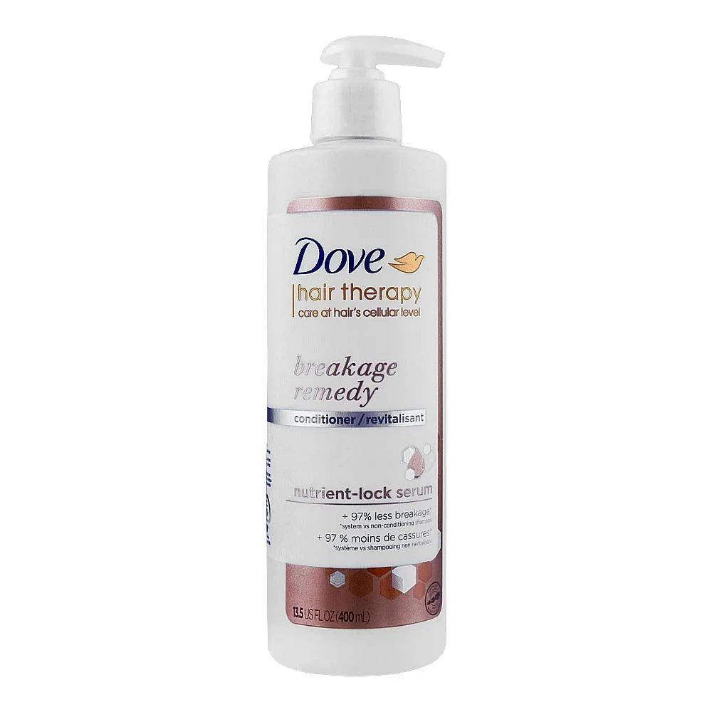 Dove Hair Therapy Breakage Remedy Nutrient-Lock Serum Conditioner, 400ml Dove